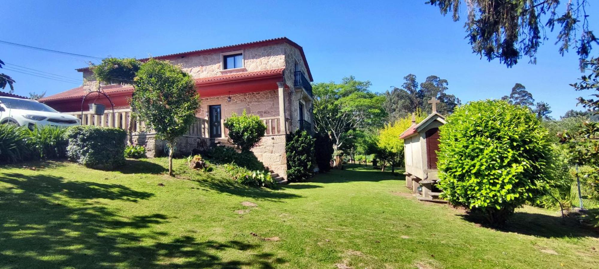 Casa Rural Os Carballos Pensionat Pontevedra Exteriör bild