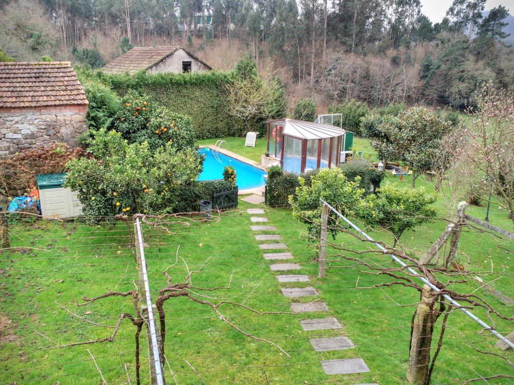 Casa Rural Os Carballos Pensionat Pontevedra Exteriör bild