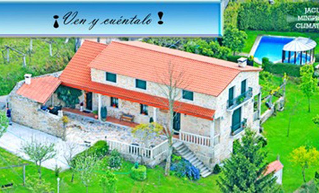 Casa Rural Os Carballos Pensionat Pontevedra Exteriör bild